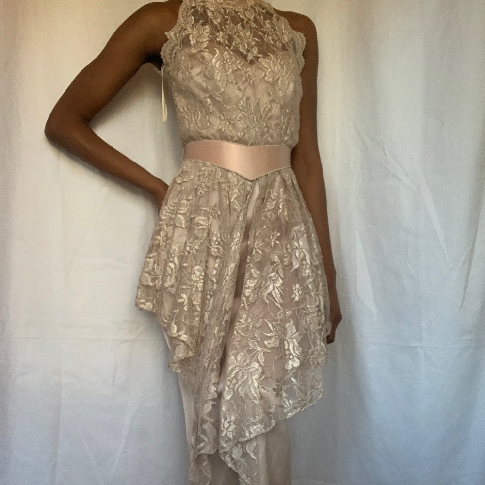 Cream lace dress
